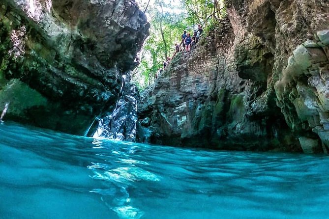 27 Waterfalls With Locals Expert Guides from Damajagua Entrance - The real fun: jumps, slides, and swimming downriver