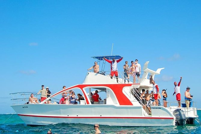 Adventure Combo: Party Boat Cruise & Parasailing - Party catamaran cruise: open bar, music, and the shipboard vibe