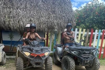 Adventure in Punta Cana ATV - The ride itself: dirt, mud puddles, and jungle paths