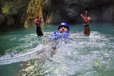Adventure in the 7 Waterfalls + Typical Lunch and Transportation - Waterfall 7: jumping or sliding down natural stone, with a guide the whole time