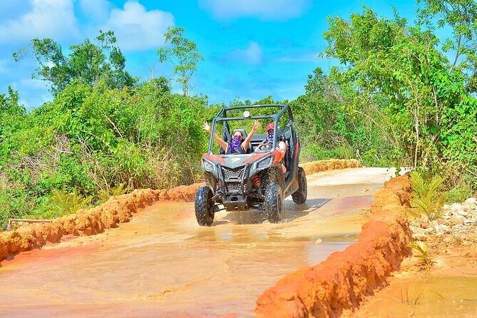 Adventure Tour con Buggies Ziplining Cenote y Taino Culture - Ziplining: short run, big payoff