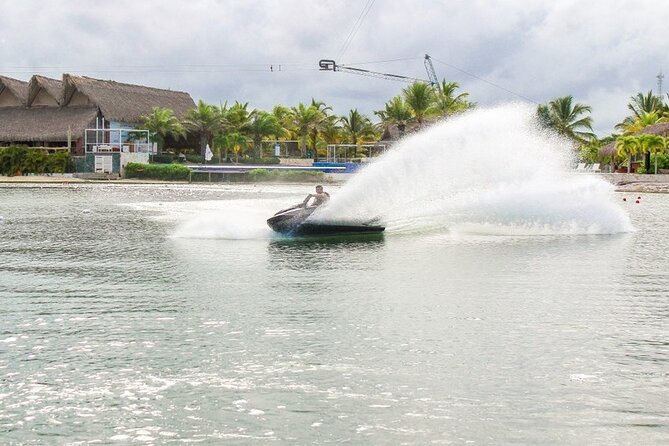Aqua Adventure: Jet Ski + Aqua Karts - Donut Ride, Zipline, and the Inflatable Obstacle Course