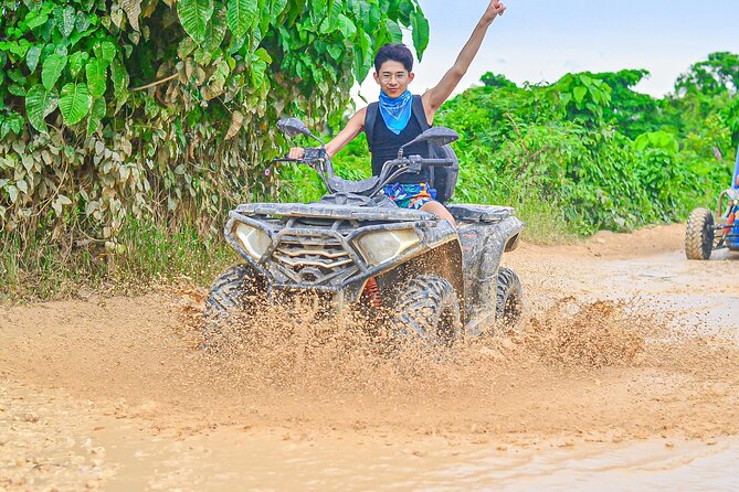 ATV 4x4 VIP Beach, Caves & Local Half Day Flavors - Domitai Park (Manatee Park): shows plus a Taino nod