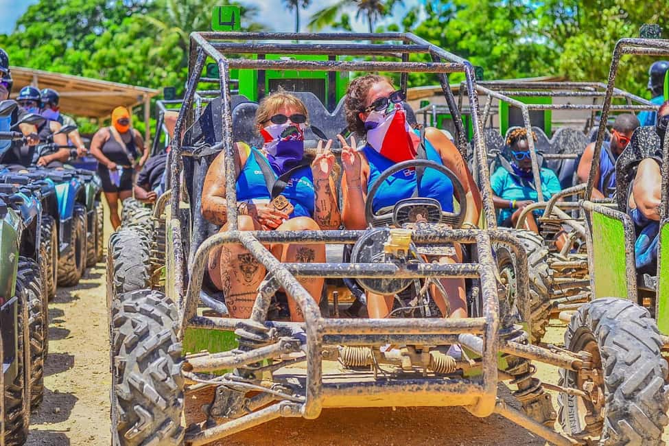 ATV and Buggy Excursion 4x4 in Punta Cana with Water Cave - The cenote stop at Los Hoyos del Salado (water cave swimming)