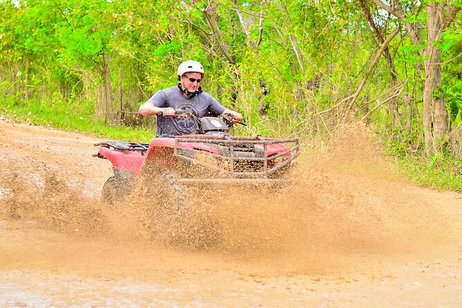ATV OR BUGGY Ride Into the jungle with cave coffee & chocolate - The cave stop: crystal-clear water and underground river vibes