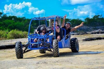 Bavaro Adventure Park Buggy Ride, Zipline Mega Splash, and Waterfall Pool - Dominican Village: coffee, cacao, sugar cane, and a lesson you can taste