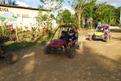 Buggie Adventure Bayahibe - Following the Guide Through Countryside Trails and Views