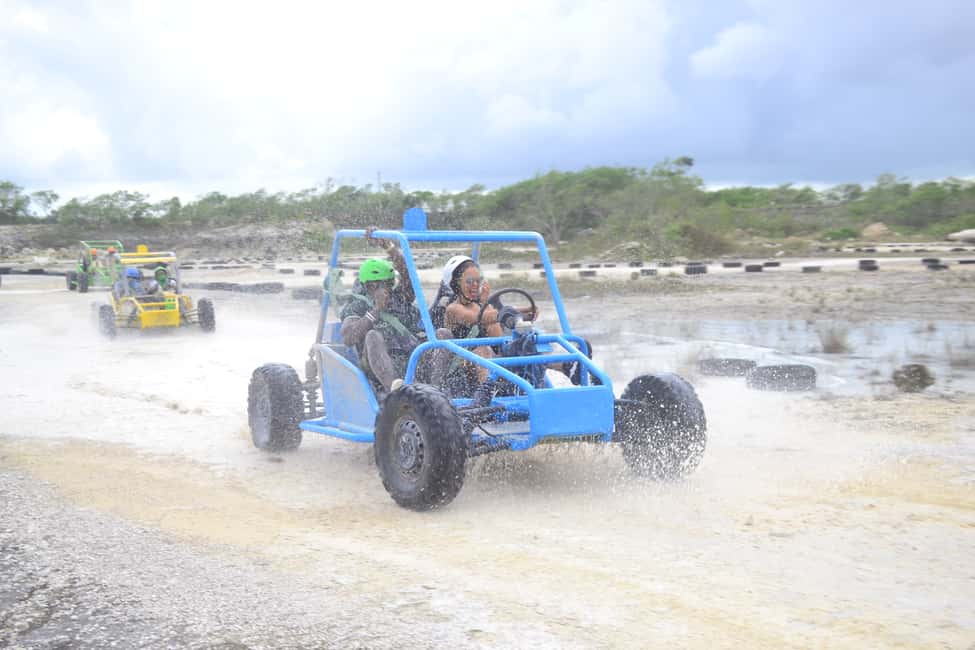 Buggy Ride, Zipline Splash & Waterfall Pool Combo with Lunch - Mine-Track Buggy Riding: Off-Road Speed With Controlled Routes