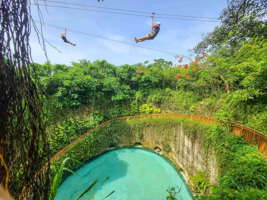 Buggy Ride, Zipline Splash & Waterfall Pool Combo with Lunch - Waterfall Pool Finish: Fun Swim, Not Untouched Wilderness
