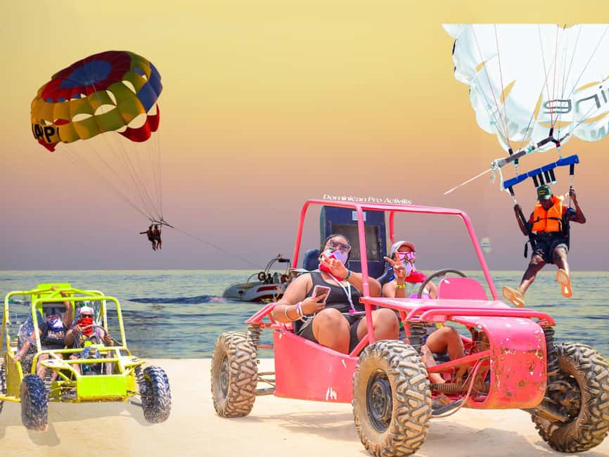 Buggy Tour and Parasailing Experience - The buggy ride: 3 hours of off-road fun (plus upsell stops)