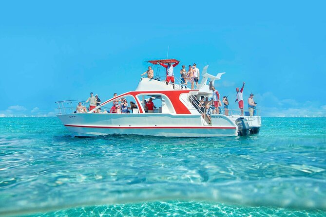 Catamaran and Snorkeling Party with Drink Included in Punta Cana - Dolphins from afar: photo time, no charge mentioned