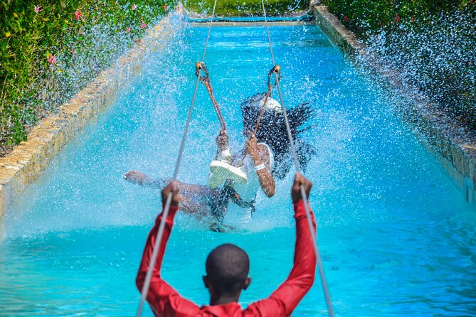 COMBO: Zip Line, Cenote Blue Lagoon, Jungle River &Waterfall Pool - Zip Line Mega Splash: the 7 circuits and what to expect