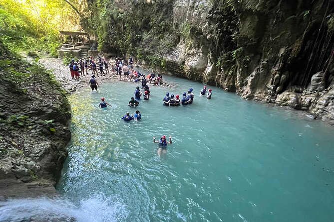 Combo Zipline & Waterfalls - Waterfall 1 to the slides: sliding, jumping, and swimming the Damajagua way