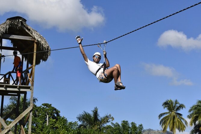 Eco Aventure Park+ Zipline+Horseback Ride+Buggy - Finishing at Macao Beach: quick bath time to cool off