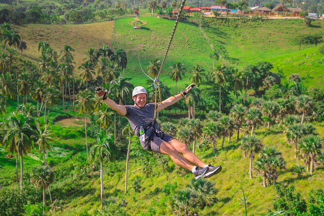 Eco Aventure Park+ Zipline+Horseback Ride+Buggy - Stop 1 at Anamuya: eight carbon zip lines and a suspension bridge
