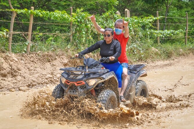 Extreme Adventure in Atv -Punta Cana - Macao Beach Stop: Sun, sand, and a sales vibe to watch