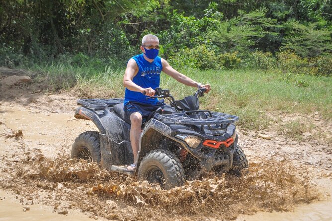 Extreme Adventure in Atv -Punta Cana - El Hoyo Cave (Cenote): Crystal water with a cave feel
