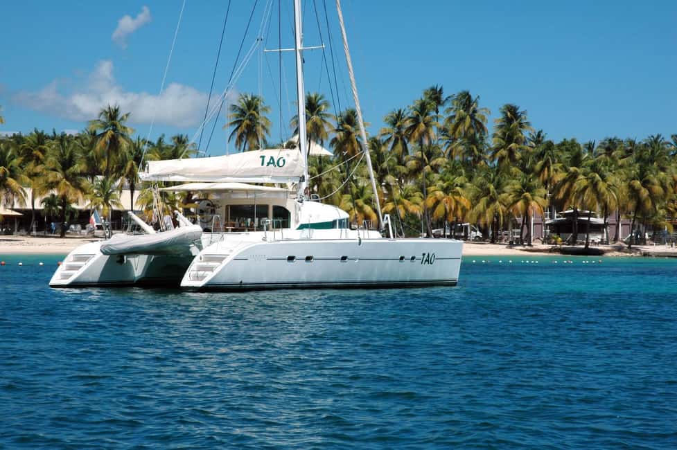 From Punta Cana: Exclusive Catalina Island Tour with Transportation and Lunch - Boat and catamaran ocean time: how the water portion is organized