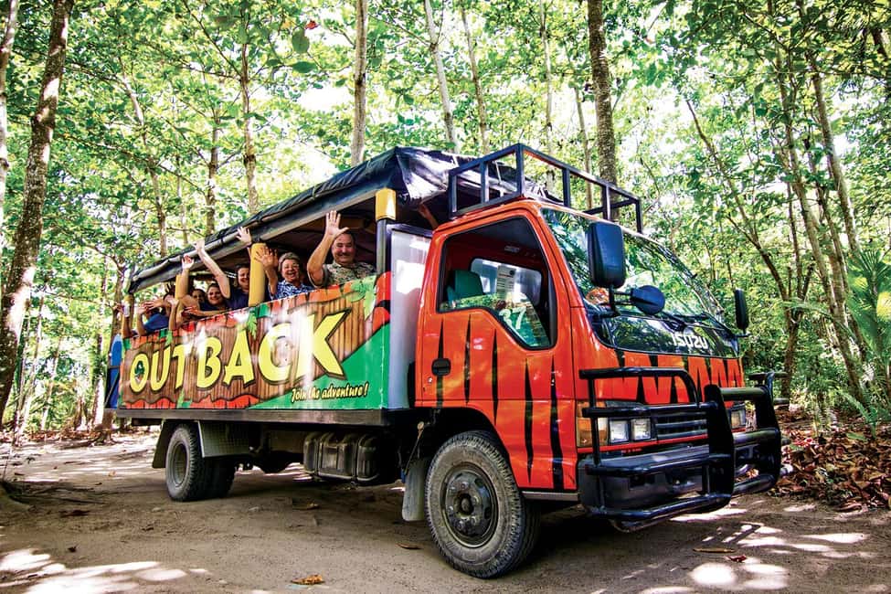 From Punta Cana: Higüey Guided Safari Tour - From Punta Cana to Higüey: the safari-truck setup