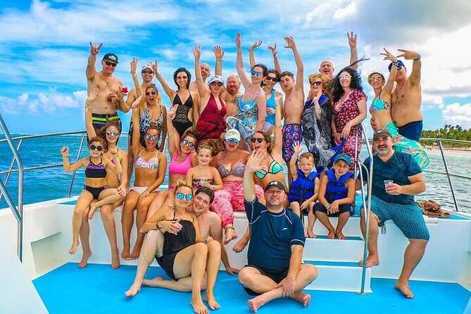 From Punta Cana: Party Boat + Snorkeling Live Music Drink Open B - First: What This Is Really Like on Punta Cana Water
