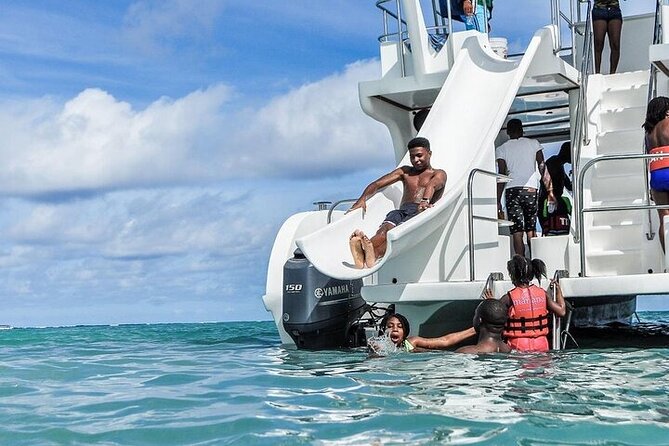 From Punta Cana: Party Boat + Snorkeling Live Music Drink Open B - Playa Bibijagua: The Snorkeling Stop That’s the Main Event