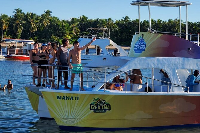 From Punta Cana: Party Boat + Snorkeling Live Music Drink Open B - How the Catamaran Stops Feel in Sequence