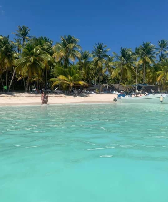 From Punta Cana: Saona Island Boat Trip with Buffet - The beach break: sand, drinks, and a Dominican buffet that’s meant for full refueling