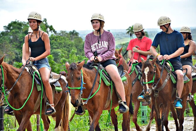 Full-Day La Hacienda Dune Buggy with Zipline & Horseback Activity - Horseback Riding and a Pristine River Swim: Where the Day Gets Human