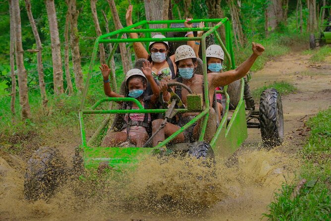 Full Pack Buggies + Horses + Zip Line + Food in Punta Cana - Dune buggies: dirt roads, hills, ranch trails, and the dust factor