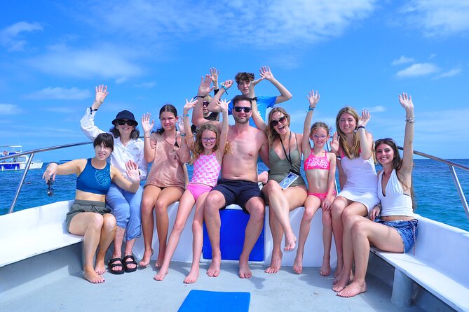 Glass-bottom boat tour to Punta Cana - The natural pool stop: drinks, music, and a swim that feels like vacation