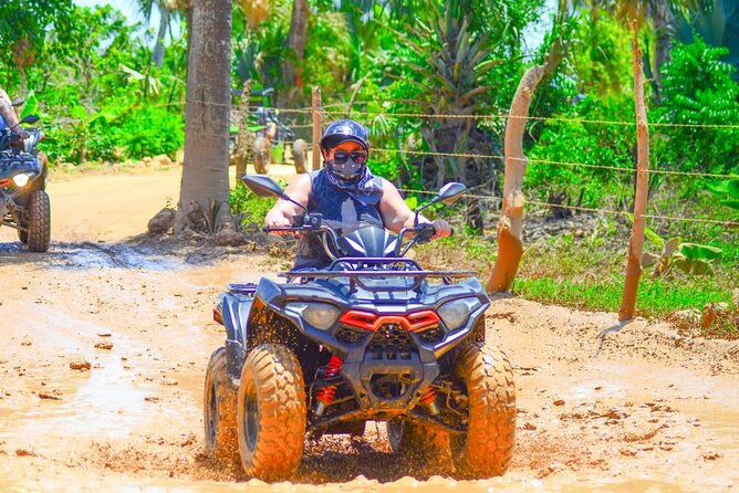 Guided Tour in Four Wheels (ATV) by Macao Beach, Taíno Cave and Typical House - ATV ramp-up at the ranch: you’ll get rolling fast