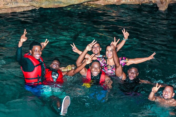 Guided Tour in Four Wheels (ATV) by Macao Beach, Taíno Cave and Typical House - Cueva Taína: the freshwater cave bath (and the jump option)