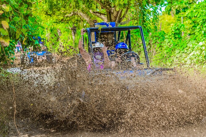 Half-Day Buggy Tour to Water cenote and Macao Beach in Punta Cana - Macao Beach on limestone cliffs: sun, swim, and salt-air breaks