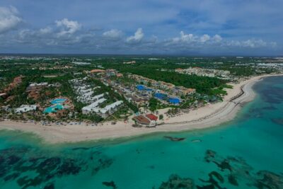 Helicopter tour of Punta Cana - Panoramic Cap Cana Marina views: what the first stretch of flight really gives you