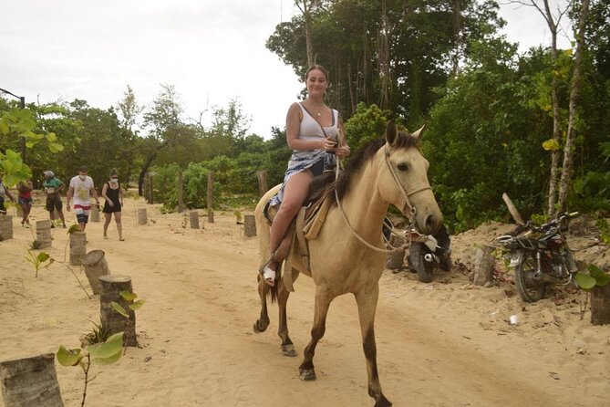 Horseback riding along Macao beach from Punta Cana - Playa Macao sand ride: walk, speed up, and keep control