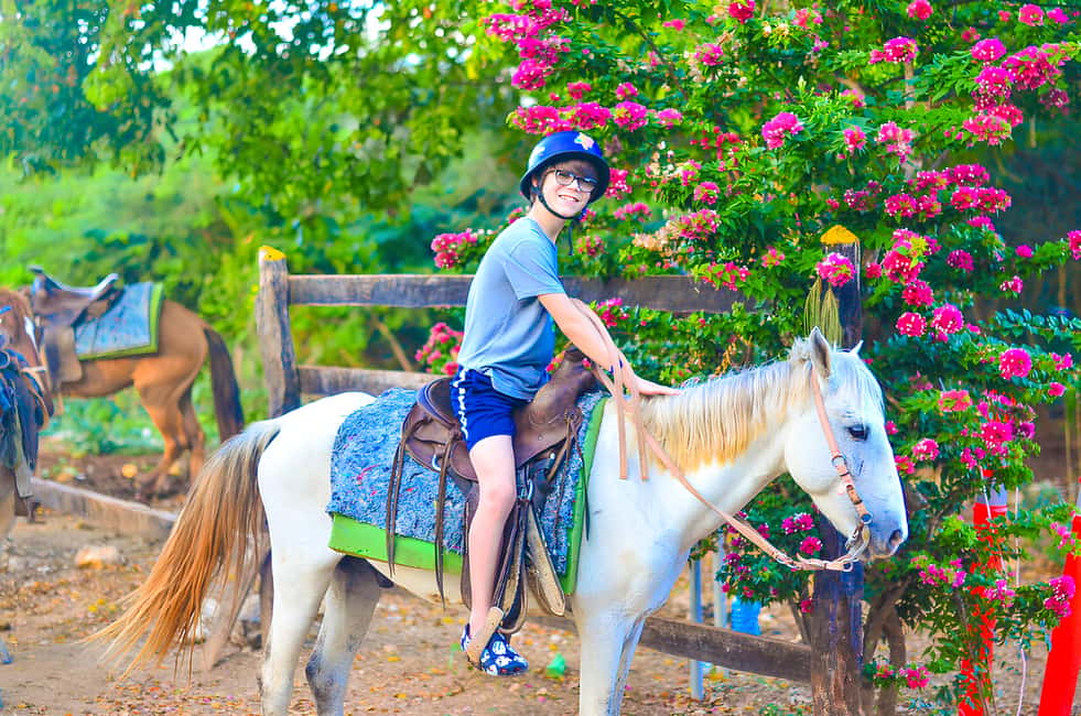 Horseback Riding at Macao Beach and River with Transfers - River time at Río Anamuya: calm water, scenic pauses, and photos