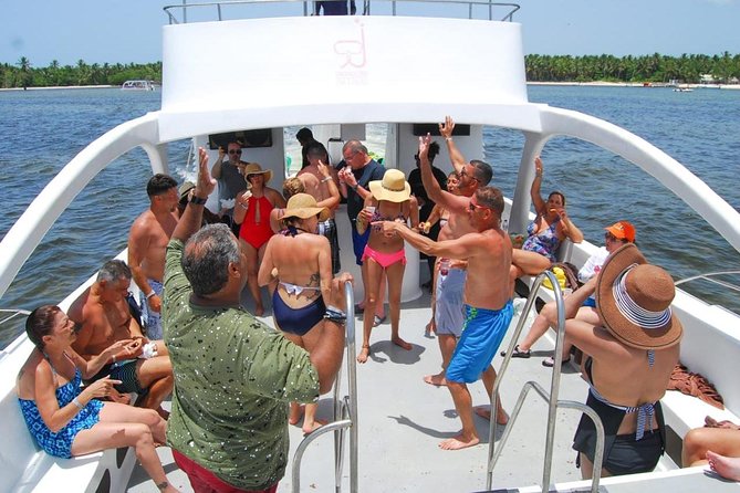 Morning Private Party Boat with Water Slide Open Bar and BBQ - Natural Swimming Pool Stop: Shallow Water Fun and Slide Rules