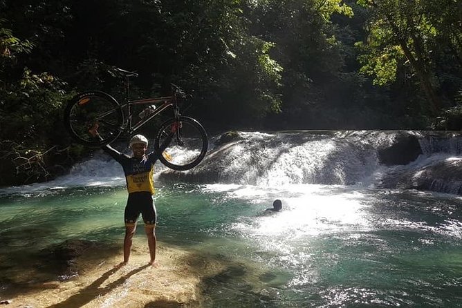 Mountain Biking in Cabarete - From the mountain to Cabarete: the boat crossing at La Boca de Yasica