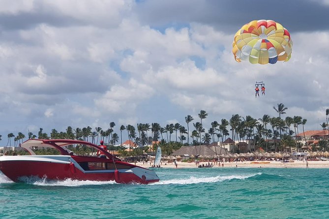 Parasailing Adventure in Punta Cana with Pick Up - What You Really Get: A 15-Minute Coastline Flight from Bavaro Beach