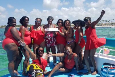 Party Boat in Punta Cana - Booze Cruse - Getting on board: catamaran vibes, music, and crew energy