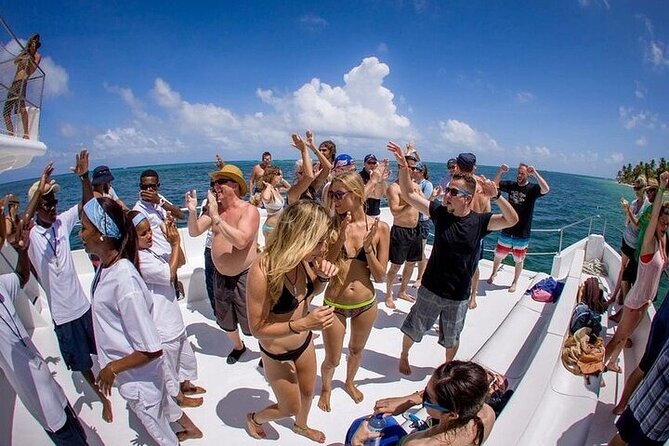 Party Boat in Punta Cana with Drinks and Transportation Included - Stop 2 at Bavaro Beach: snorkel break in about 30 minutes