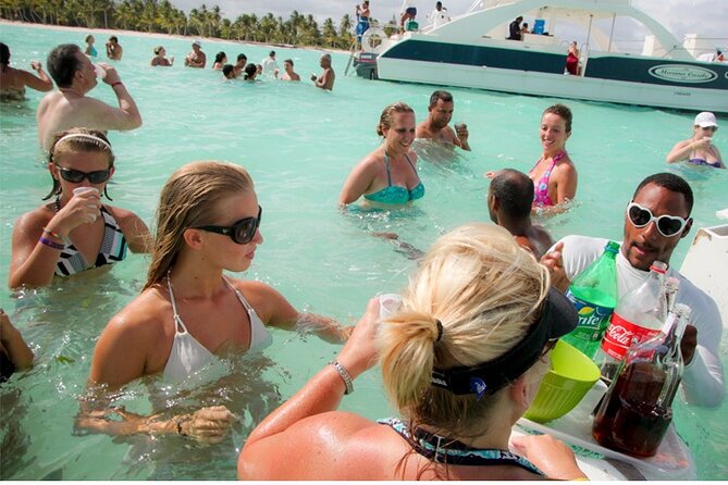 Party Boat in Punta Cana with Drinks and Transportation Included - Stop 3 at the natural pool: open bar, music, and real swim time