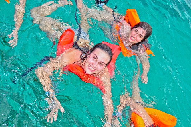 Party boat, Snorkeling, Sand-bar open bar in Bávaro Beach - Bávaro Coast views plus party energy on an open-air catamaran