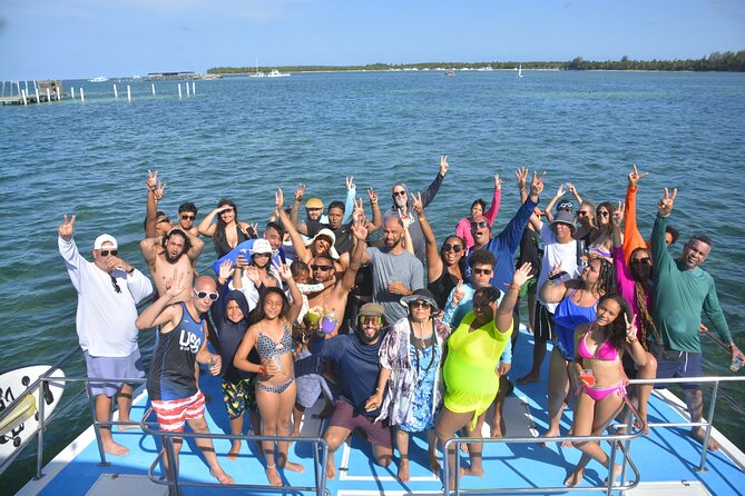Party Booze Boat Fiesta Sand Bar-Snorkeling-Music-Drinks-Dancing - Music, speakers, and the social energy on a party boat