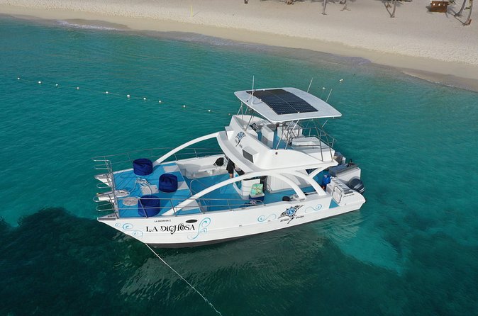 Private Full Day Charter to Saona Island from Punta Cana - The boat feel: open spaces, DJ music, and nonstop attention to details