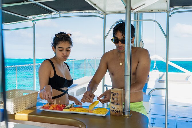 Private Sailing boat Snorkeling at Punta Cana - Natural Pool swimming: warm shallow water behind a reef barrier