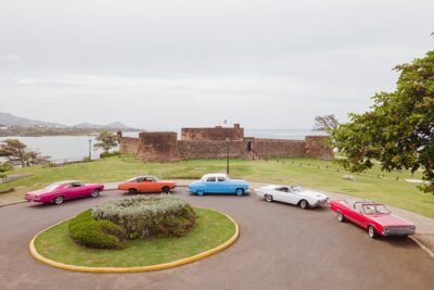 Private Tour of Puerto Plata by Classic Car - Umbrella Street: the free photo stop that sets the tone