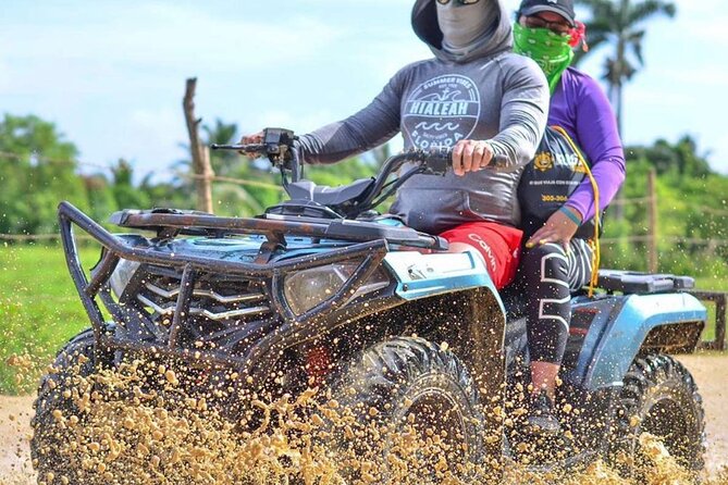 Punta Cana: Amazing ATV Adventure Private Road & Beach W/ PickUp - Macao Beach break: beautiful sand, short time, and possible shopping pressure