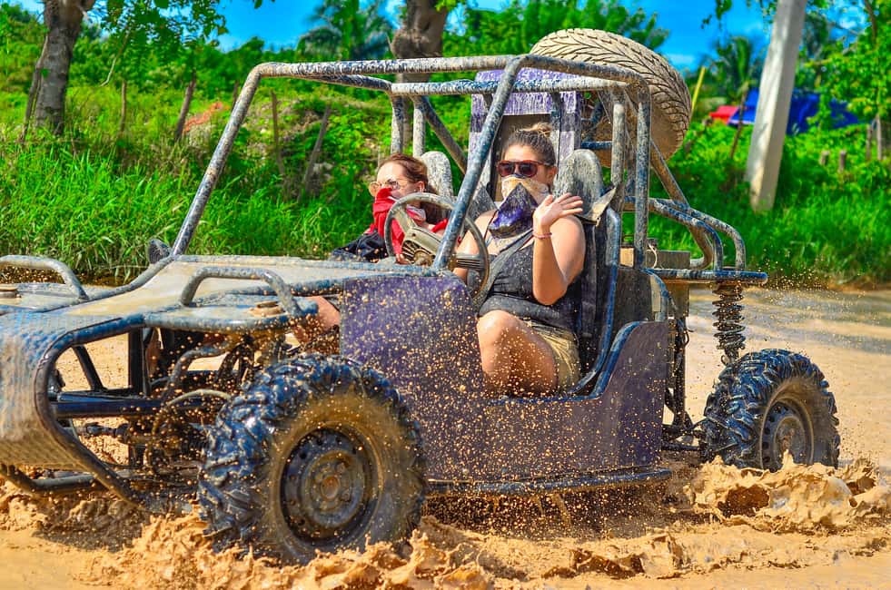 Punta Cana Amazing Dune buggy For Small Groups and Pickup - Trail Time: Jungle, Dirt, Mud, and Real Driving