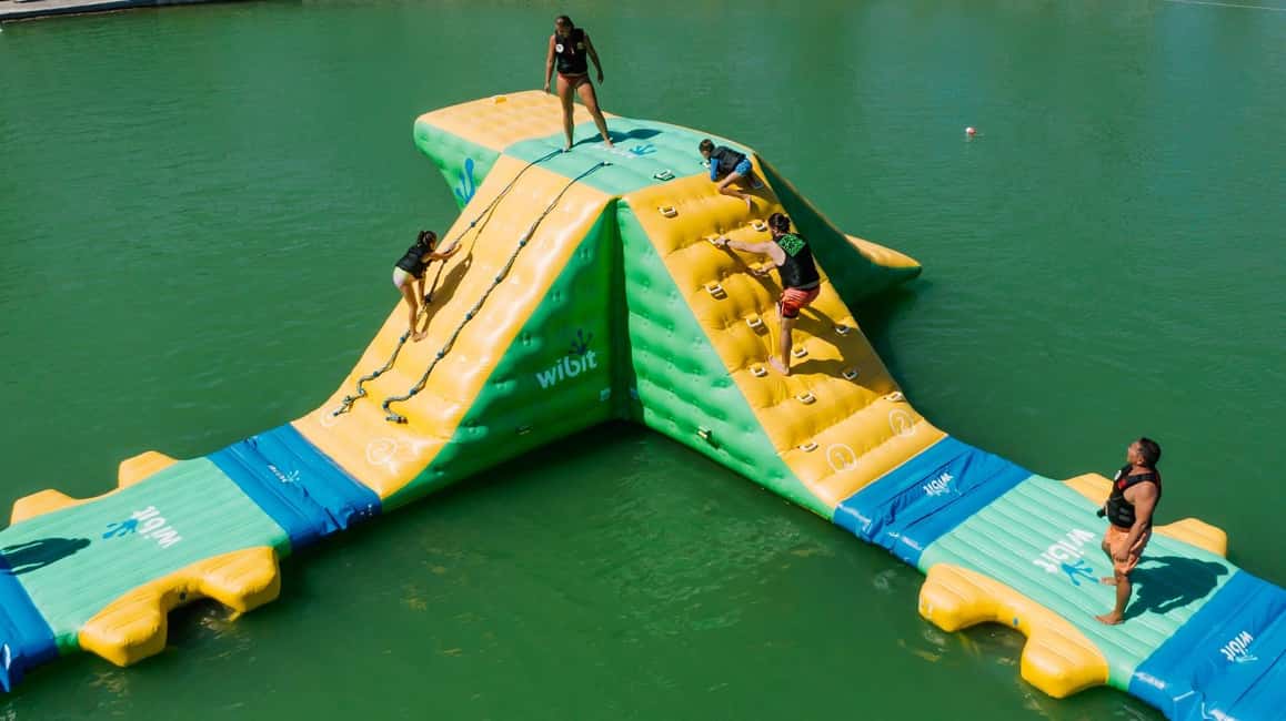 Punta Cana Aqua Karting, Buggy, Adventure Jet Ski and more - Inflatable obstacle course: the laugh-and-lunge break